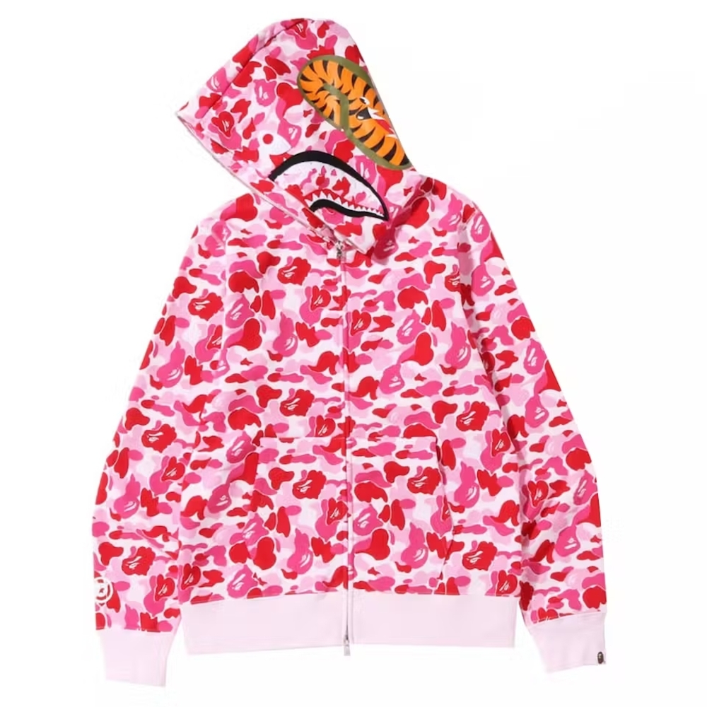 Bape Pink Camouflage Hoodie
